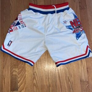 Mitchell & Ness White NBA All-Star Shorts 1991